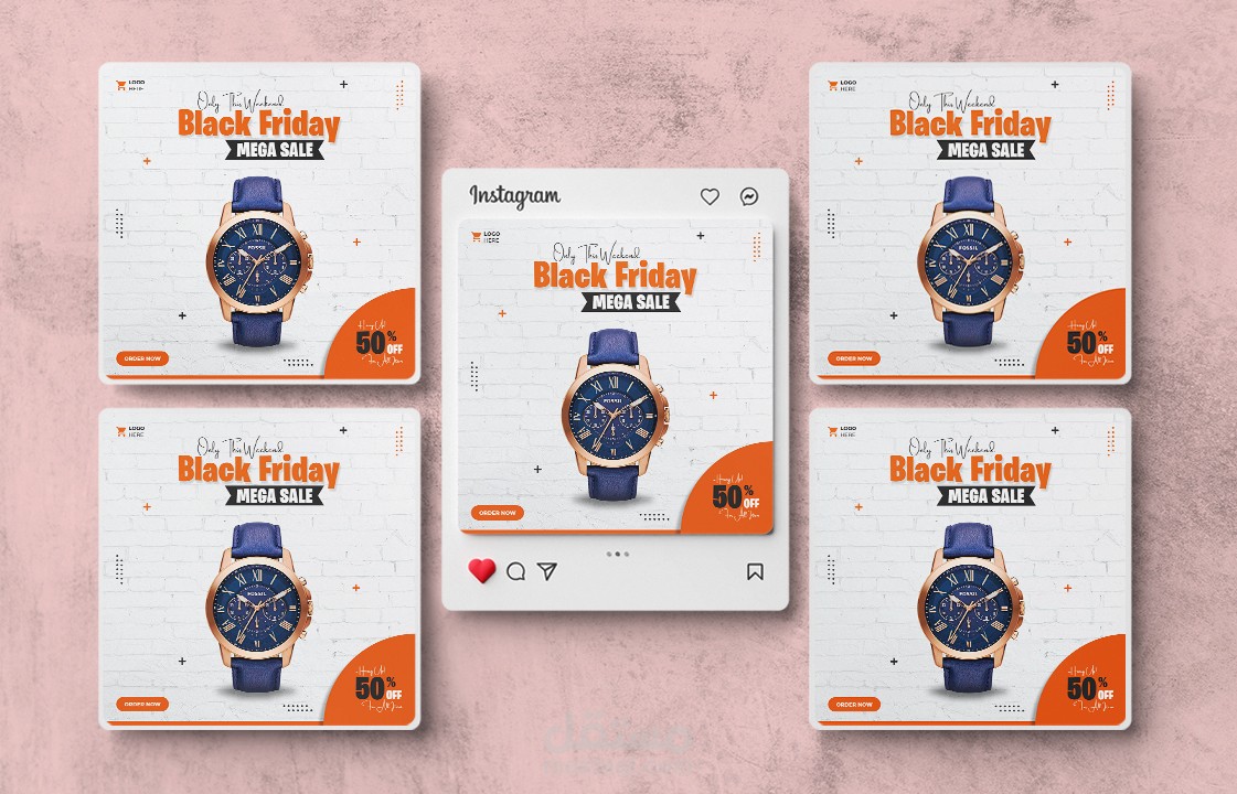 اعلان سوشيال ميديا لعروض ال Black Friday