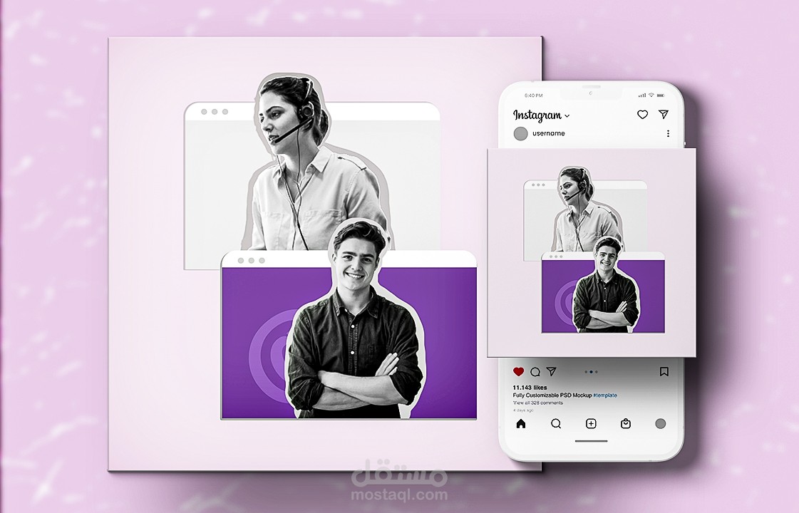 بوست سوشيال ميديا لخدمة عملاء