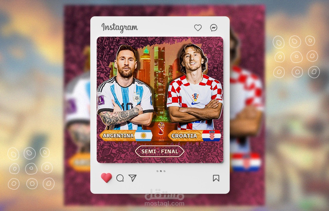 الأرجنتين ضد كرواتيا في نصف نهائي كاس العالم قطر 2022