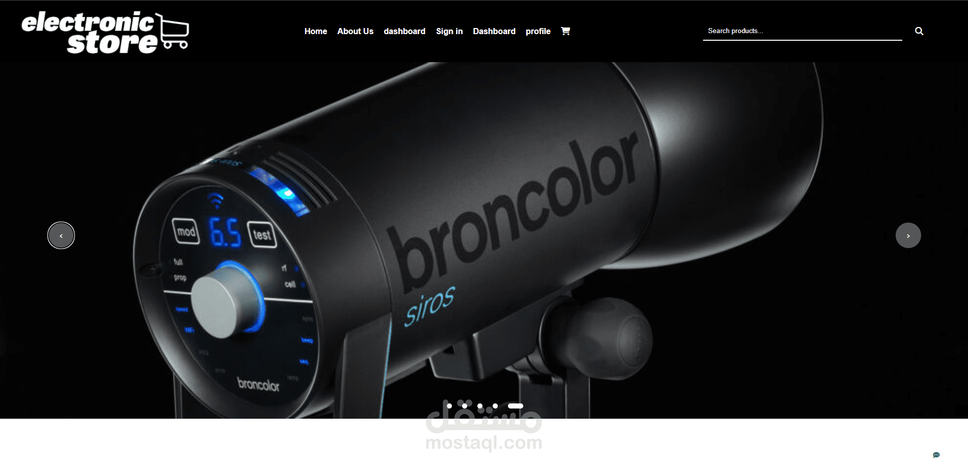 موقع تجارة الكترونية