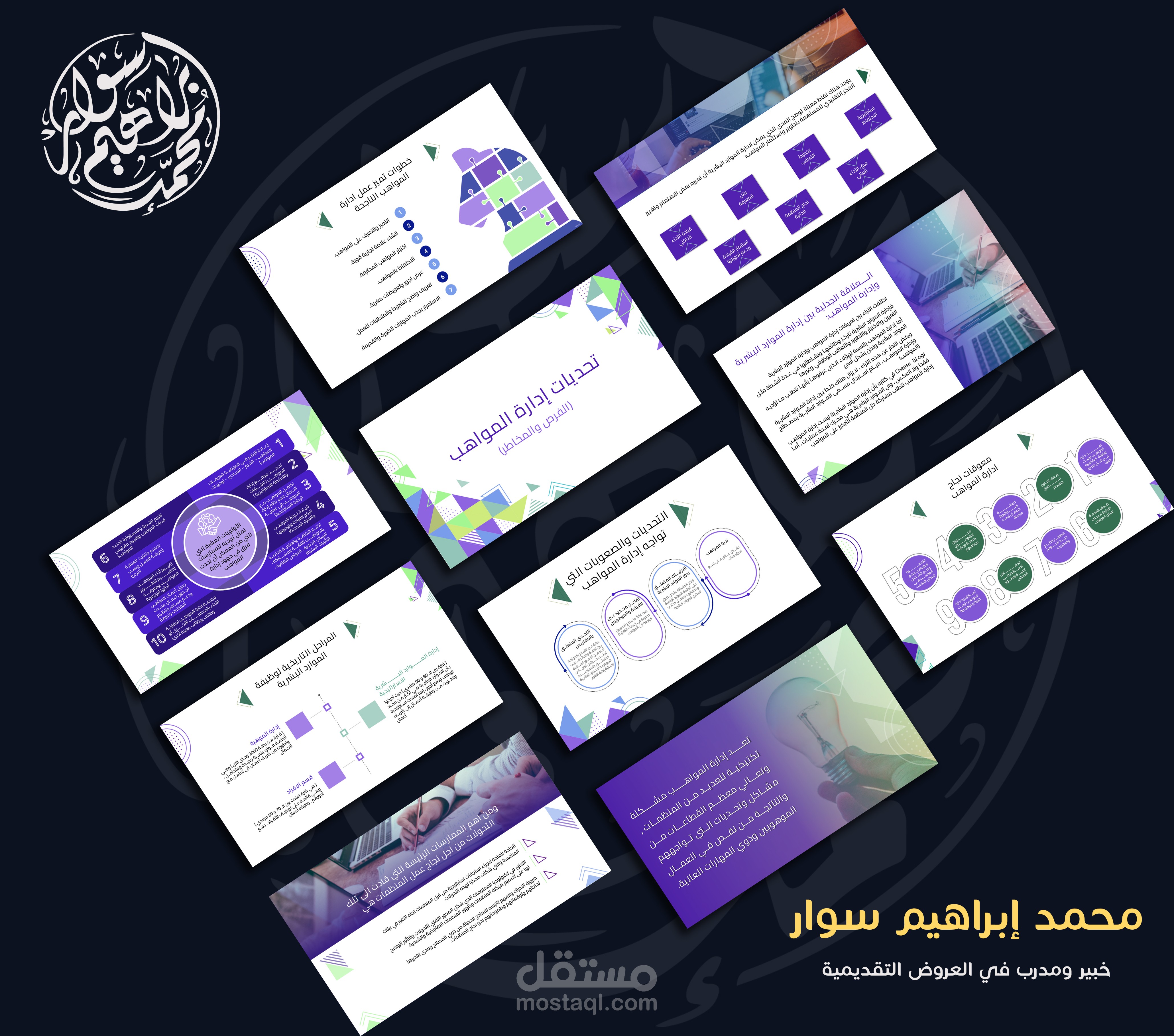 حقيبة تدريبيّة - إدارة المواهب - عرض تقديمي