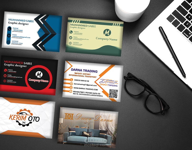 تصميم كرت شخصي