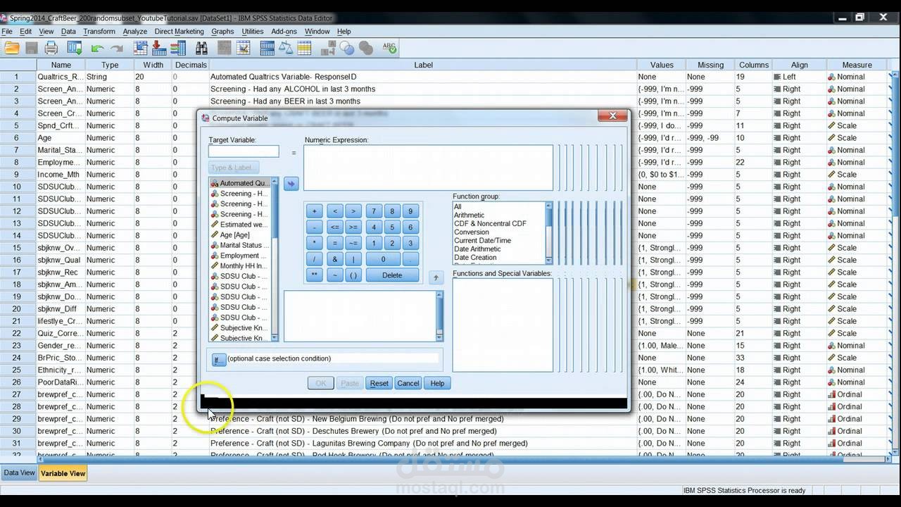 النظام الإحصائي spss