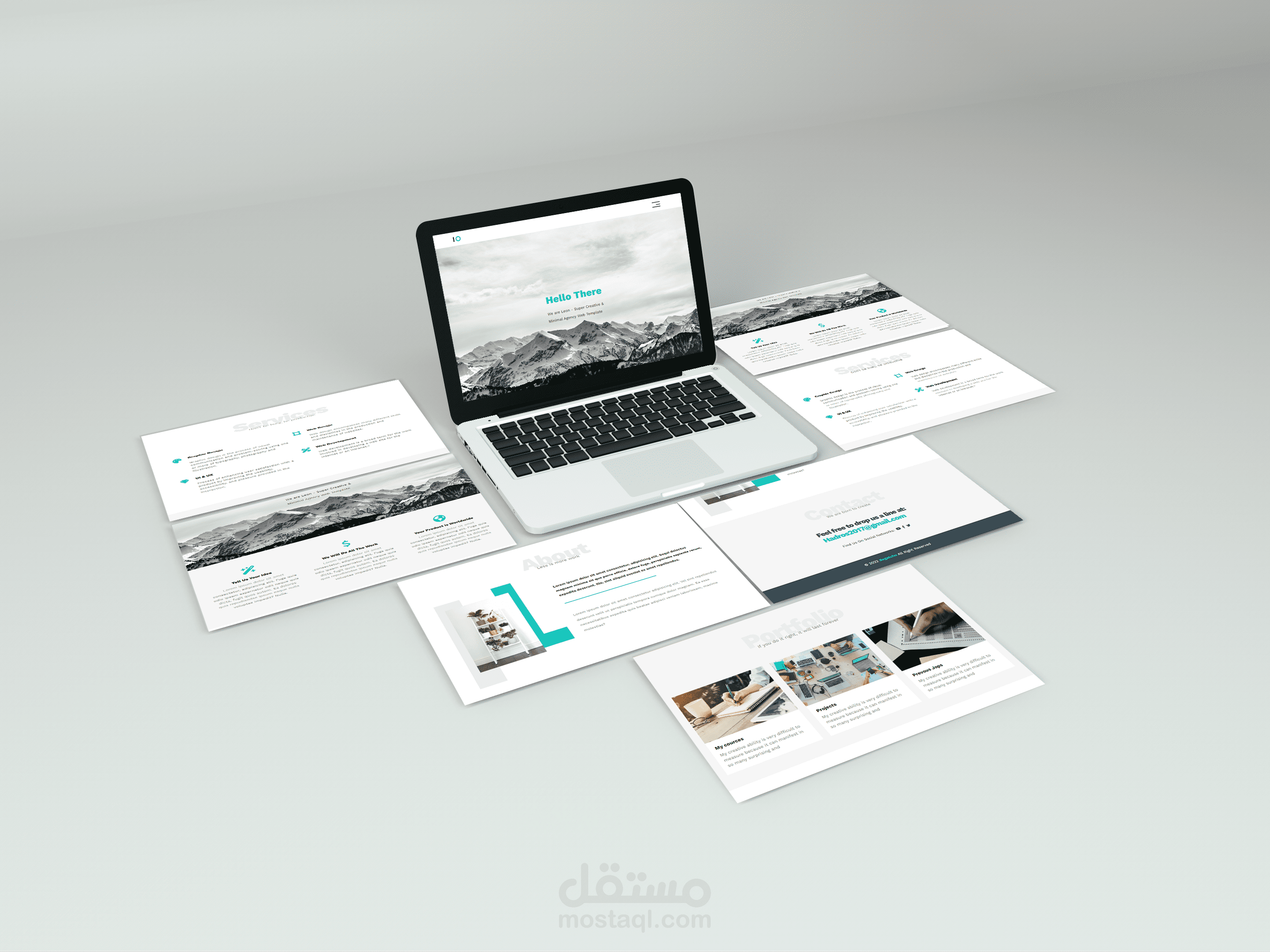 تصميم صفحة هبوط  Landing web page (html , css)