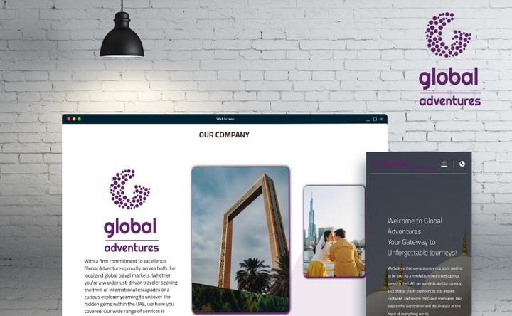 تصميم و تطوير موقع الكتروني لشركة سياحة