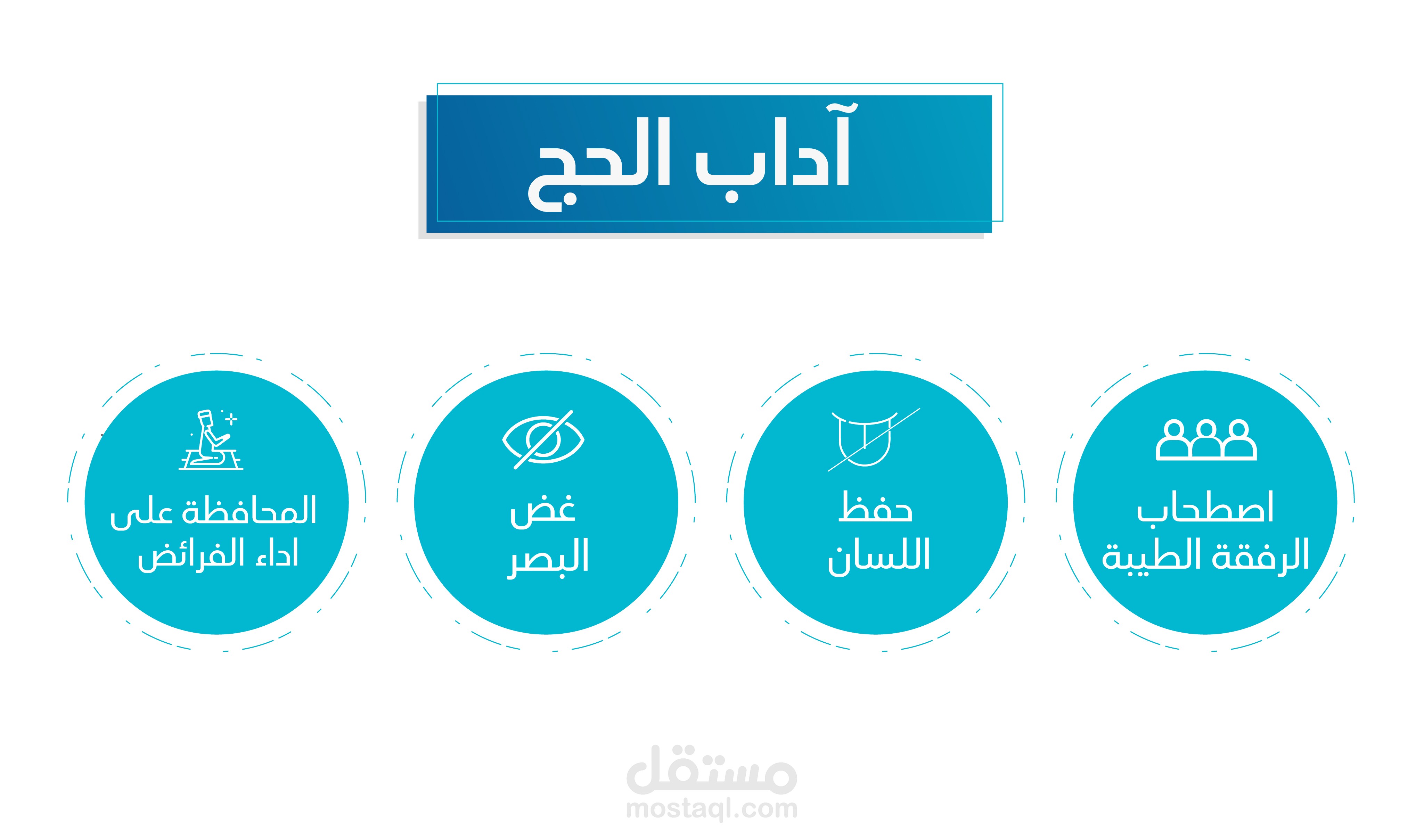 فيديو موشن جرافيك عن اداب الحج