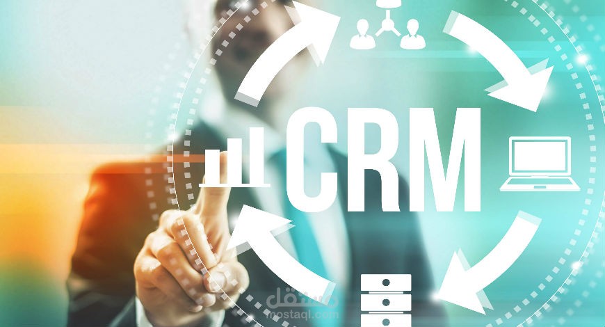 كتابة محتوى تغريدات في مجال أفكار CRM