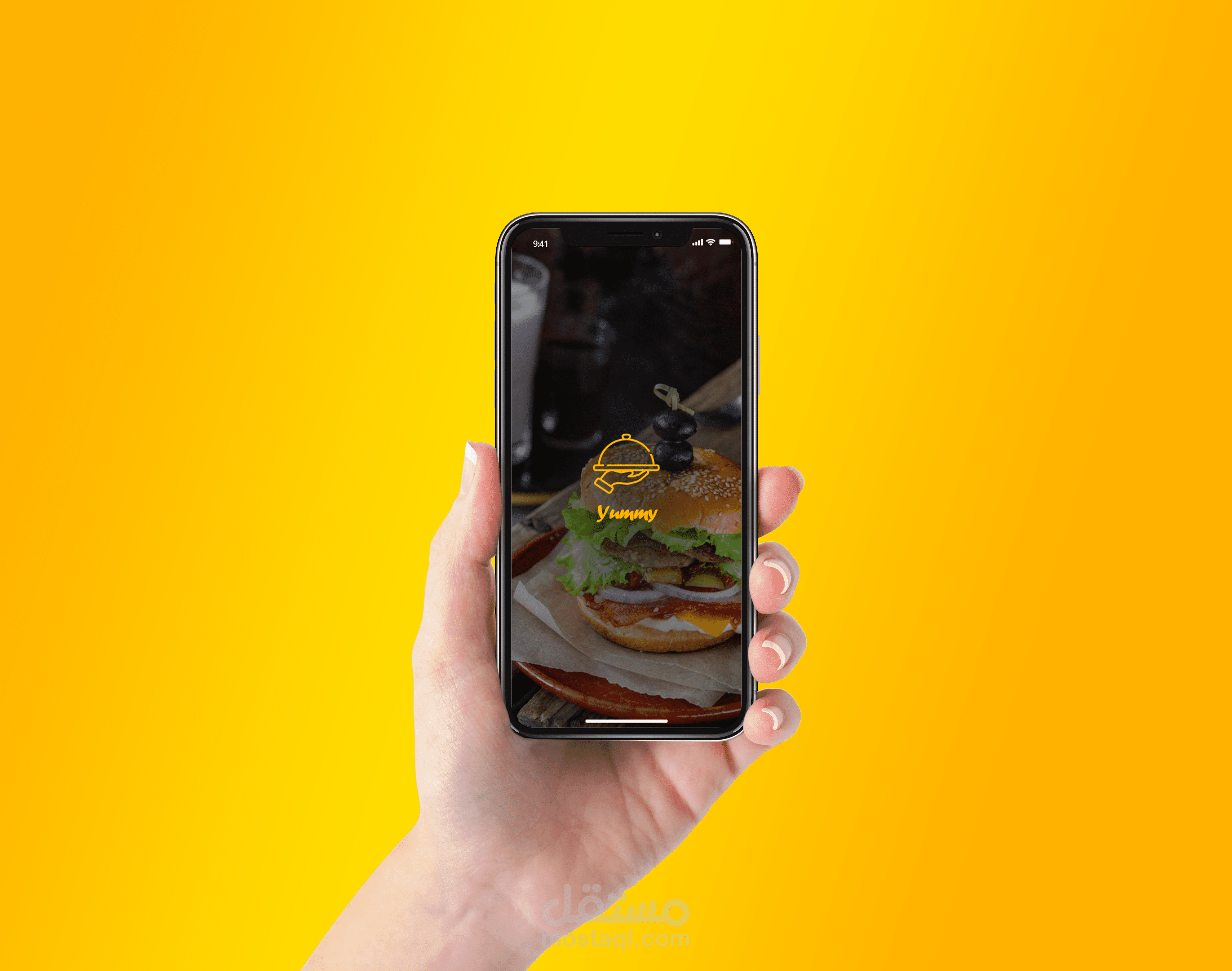 تصميم تطبيق مطاعم