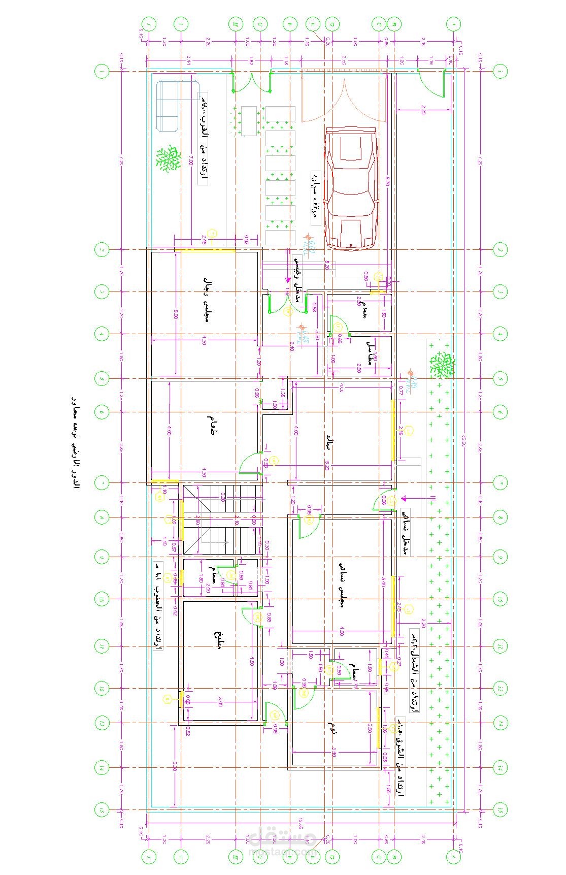 تصميم معمارى لفيلا سكنيه