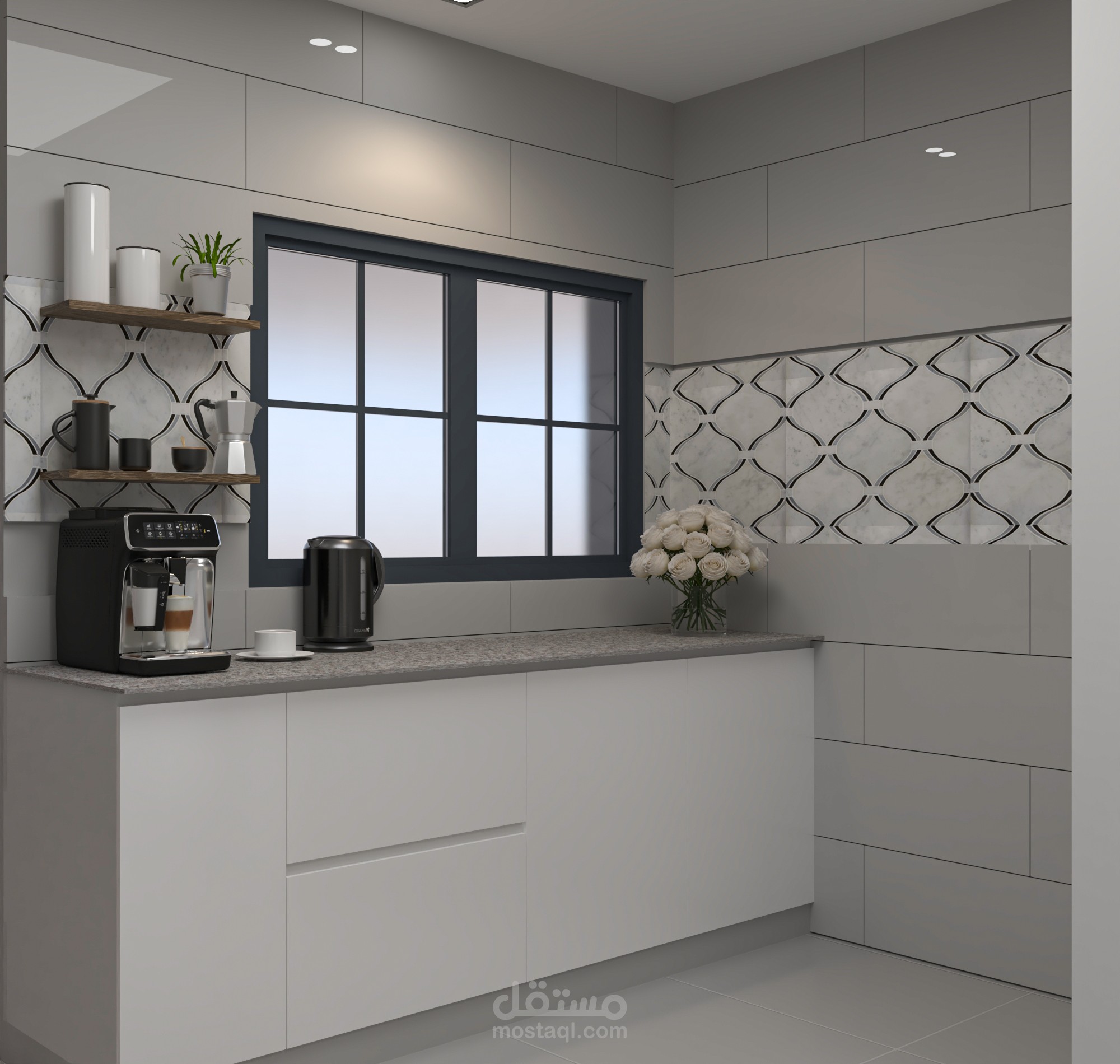 تصميم داخلي لمطبخ
