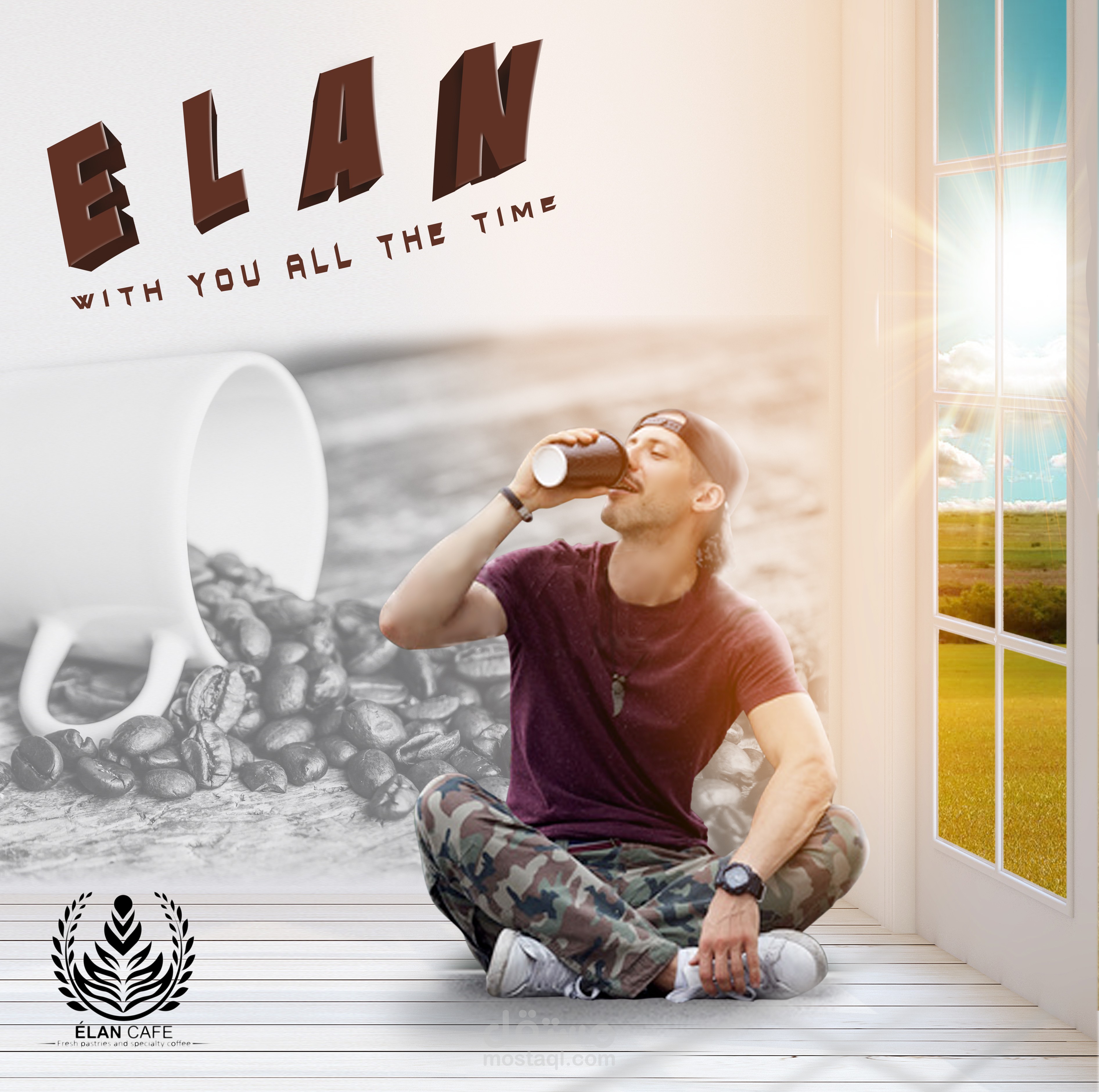 تصميم بنر لحائط