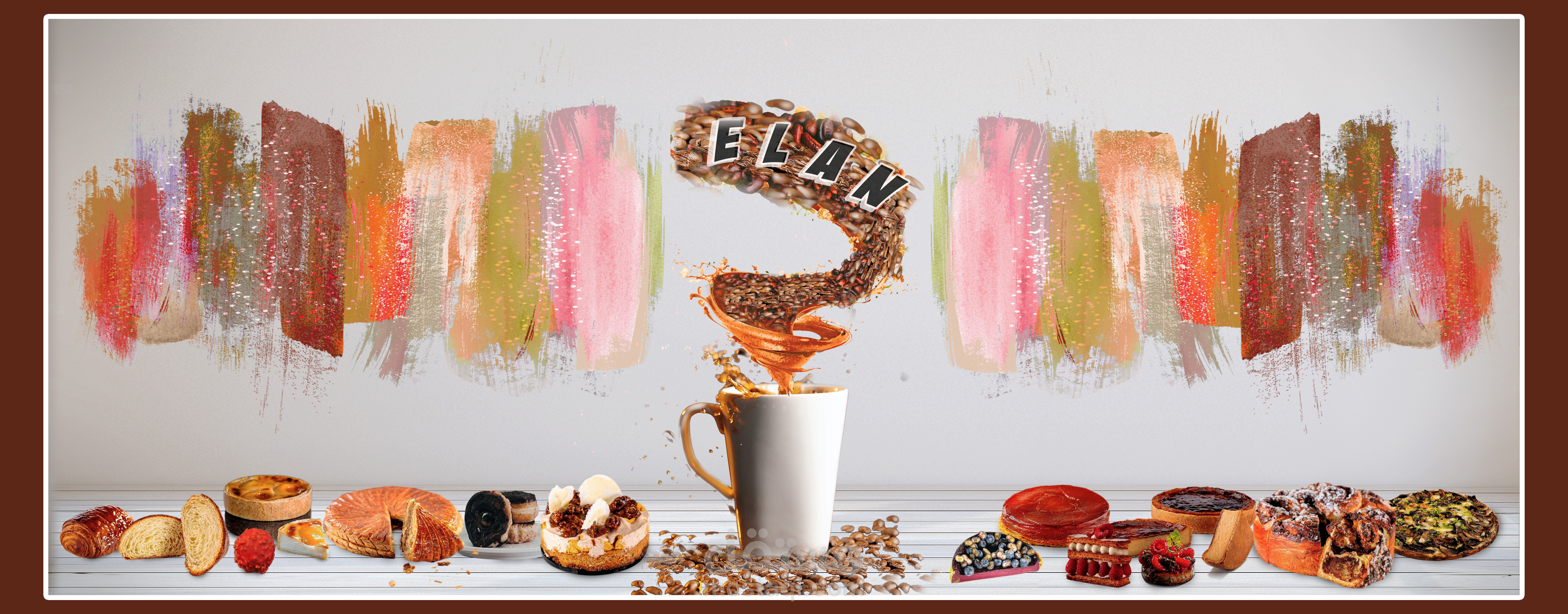 تصميم بنر لحائط