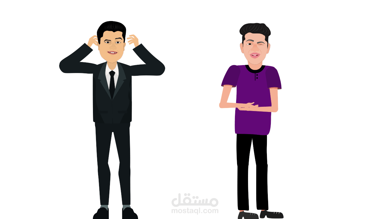 رسم شخصيات كرتونية ثنائية الأبعاد وتحريكها