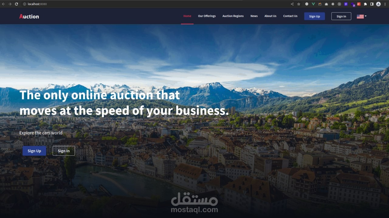 منصة مزادات سيارات