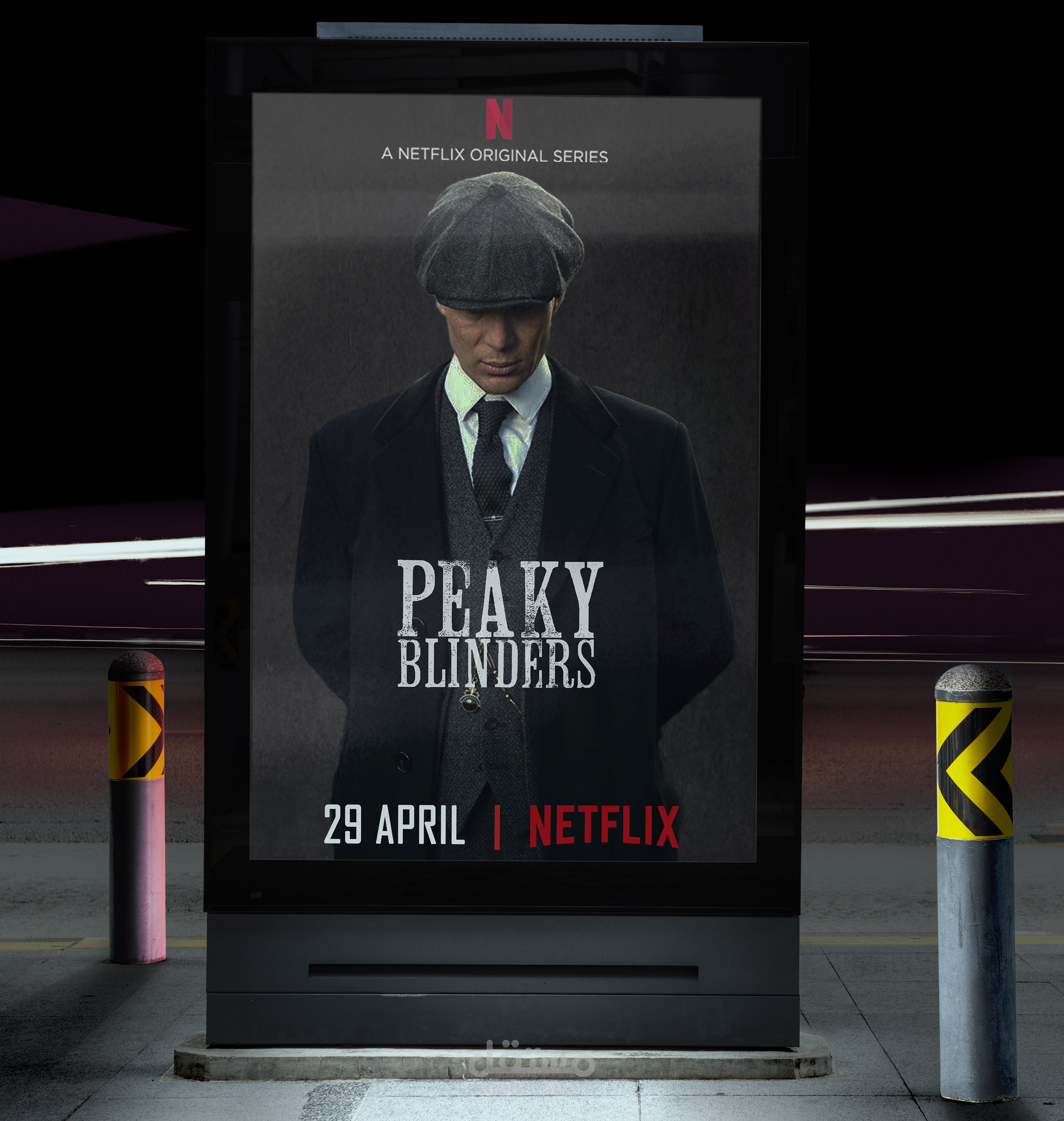 تصميم بوستر لمسلسل Peaky Blinders