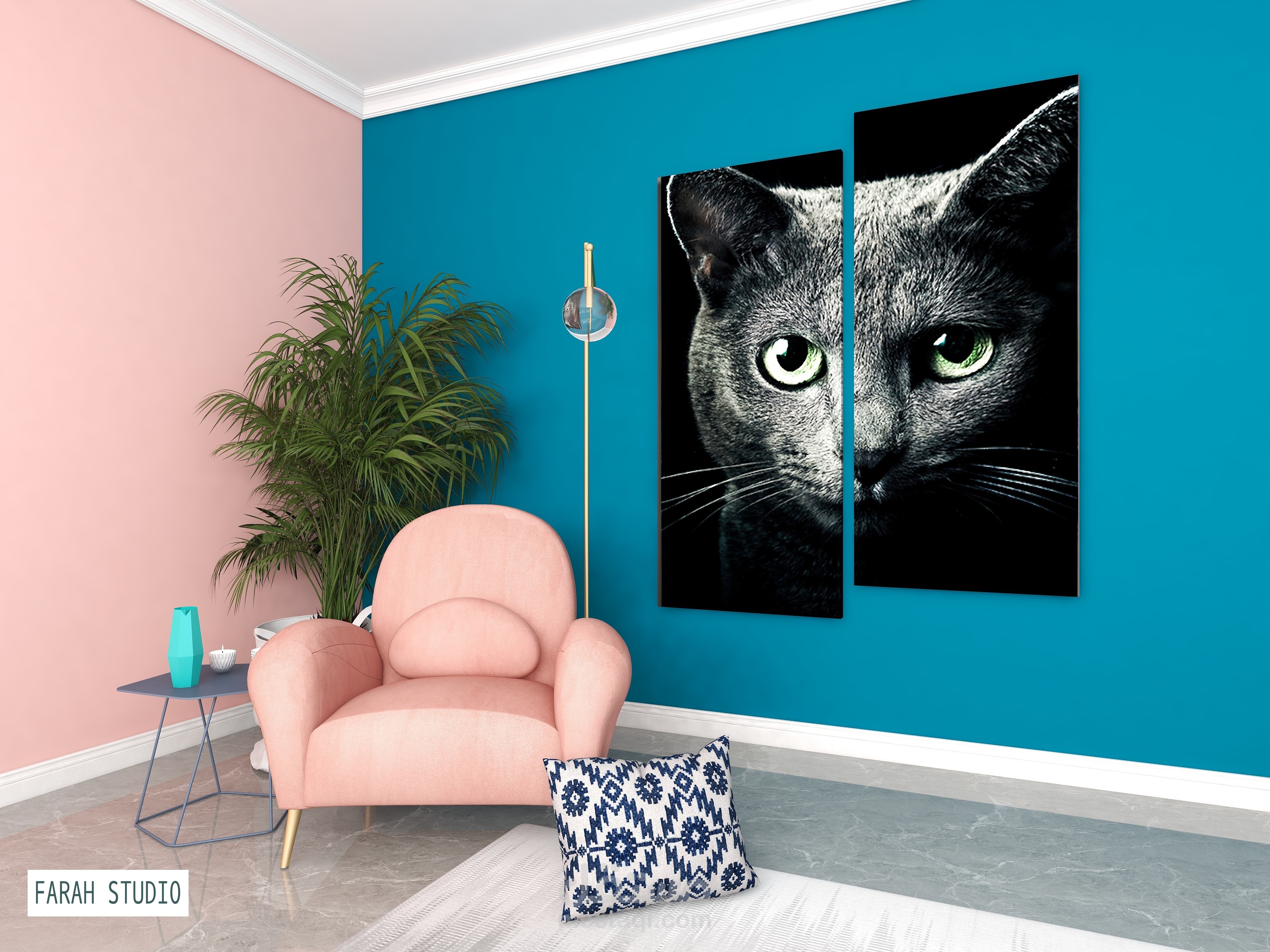 تصميم داخلي عصري