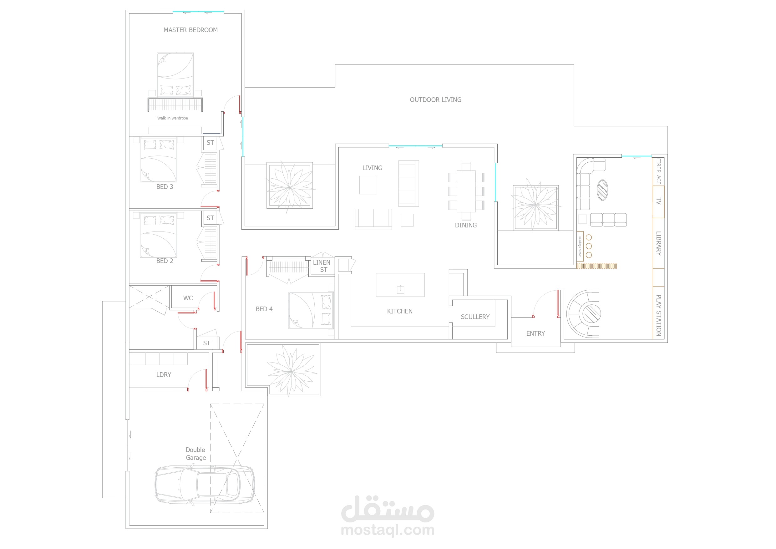 تصميم فيلا مودرن