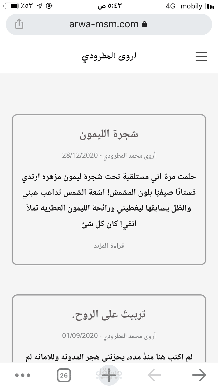 تصميم مدونة على منصة الووردبريس