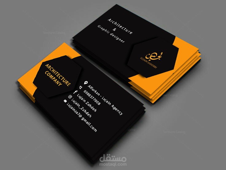 تصميم كرت، visit card، business card