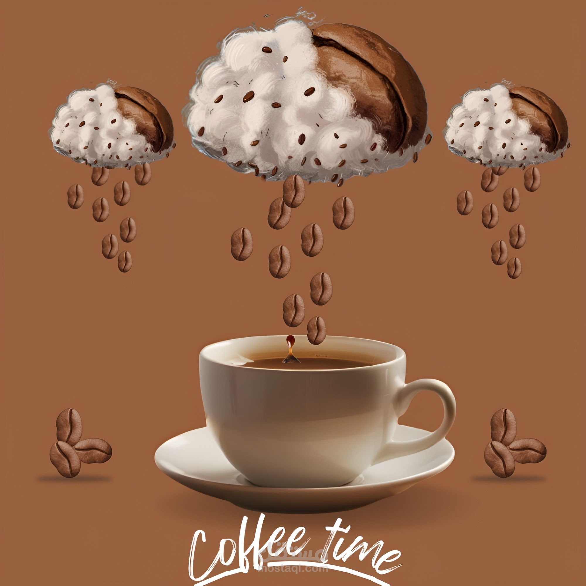 تصاميم سوشيال ميديا - قهوة