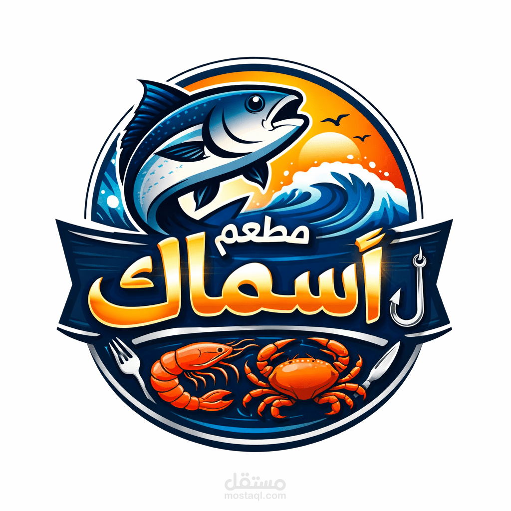 لوجو لمطعم اسماك