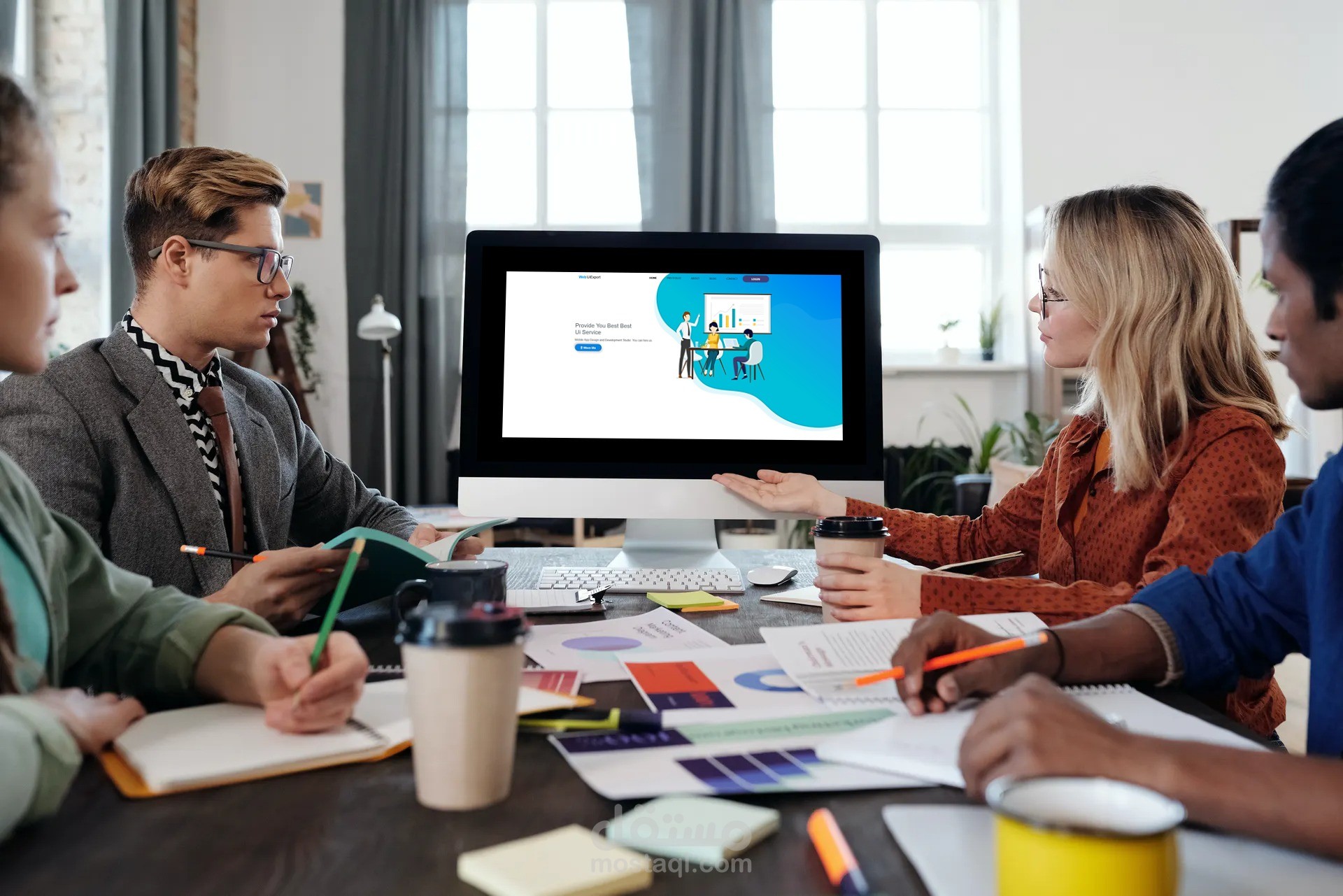 تصميم landing page كاملة