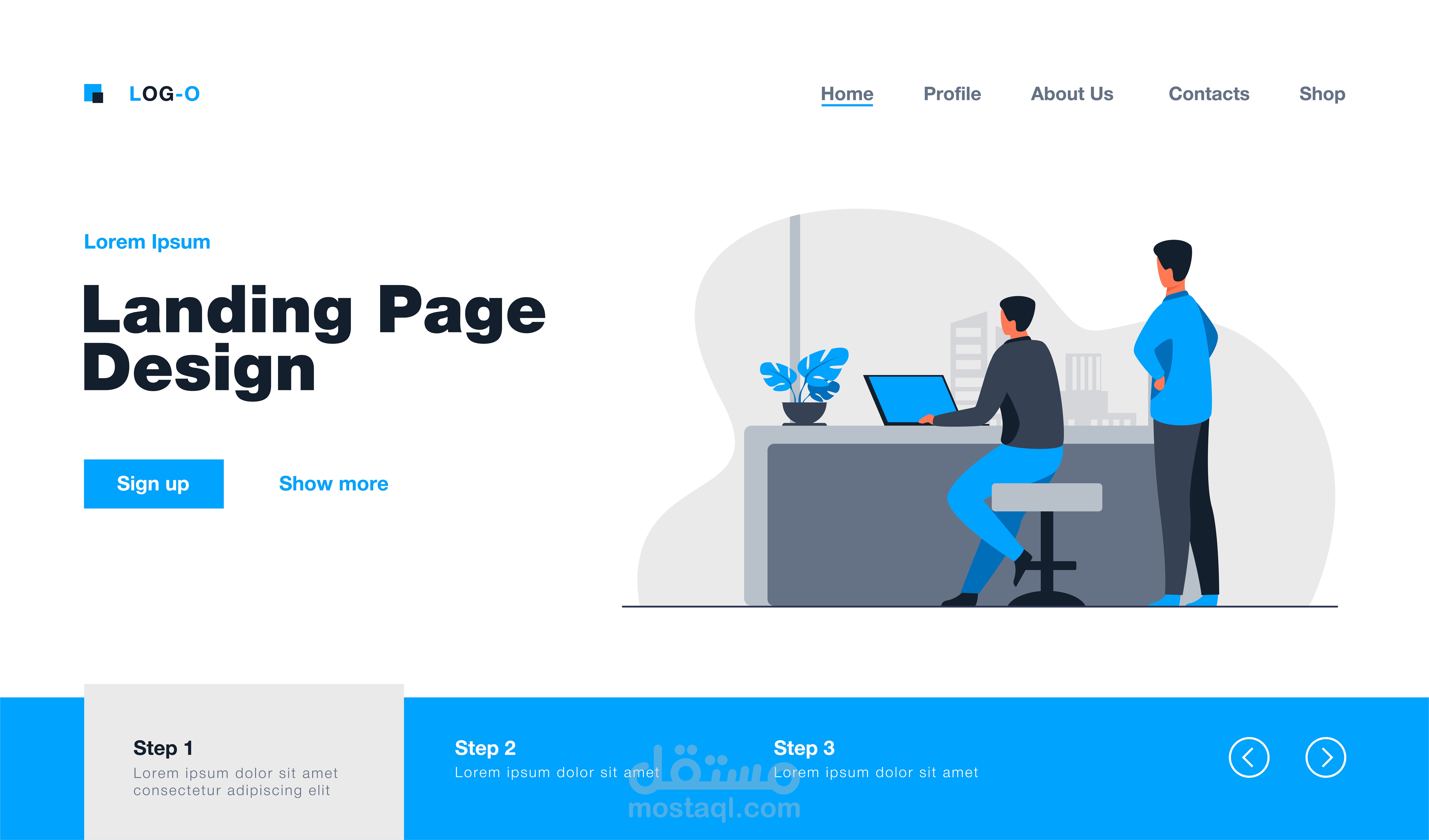 landing page website
