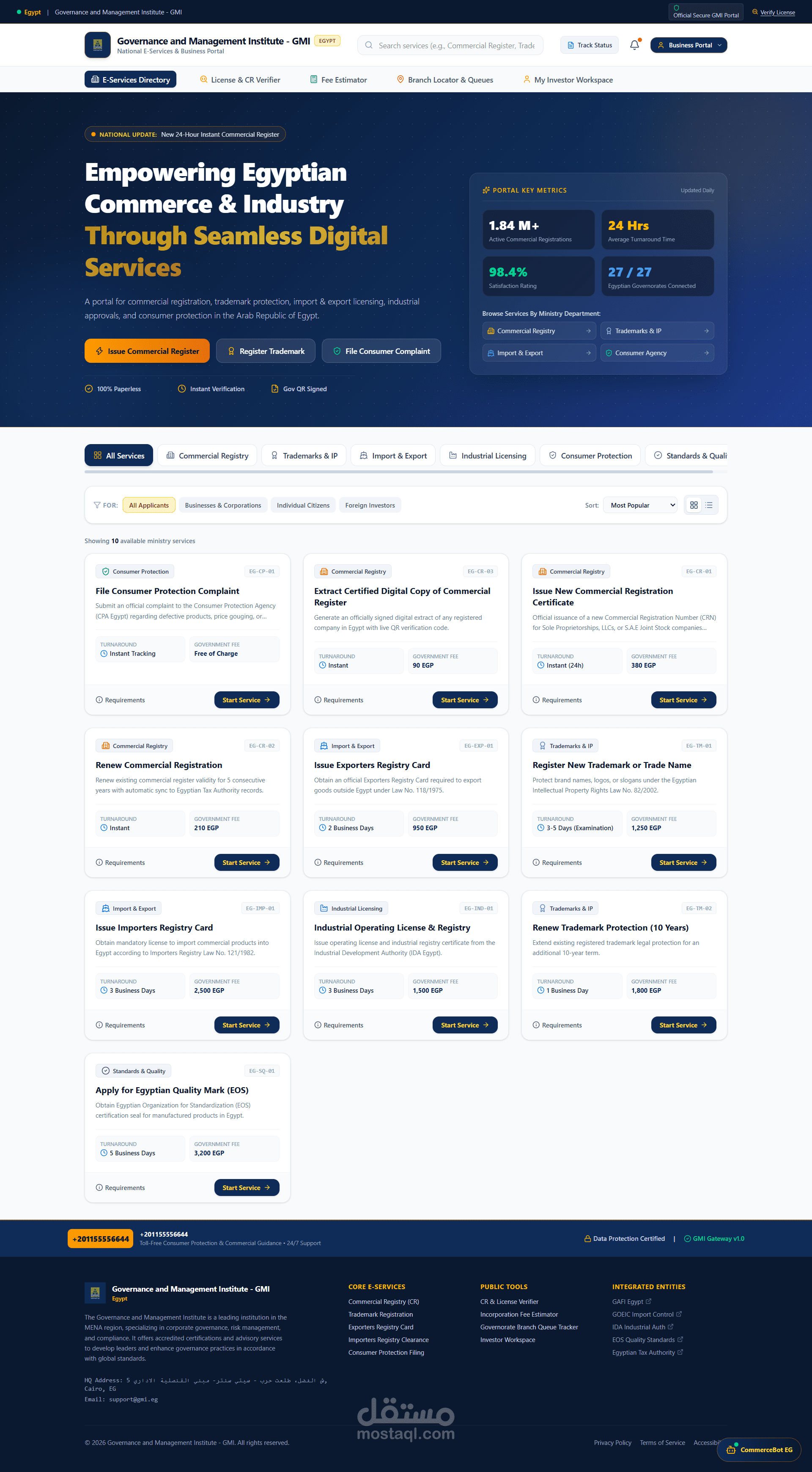 Governance & Management Institute – GMI Portal