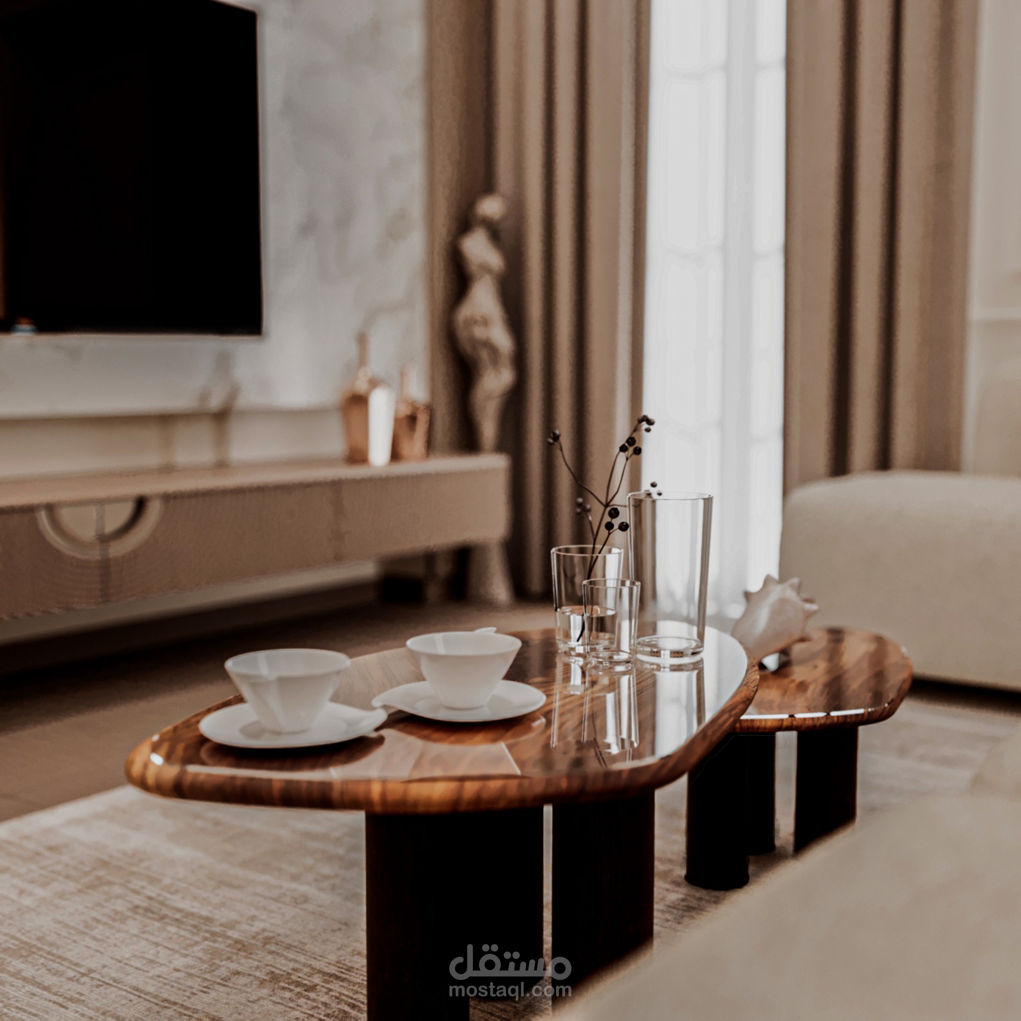 تصميم غرفة معيشة