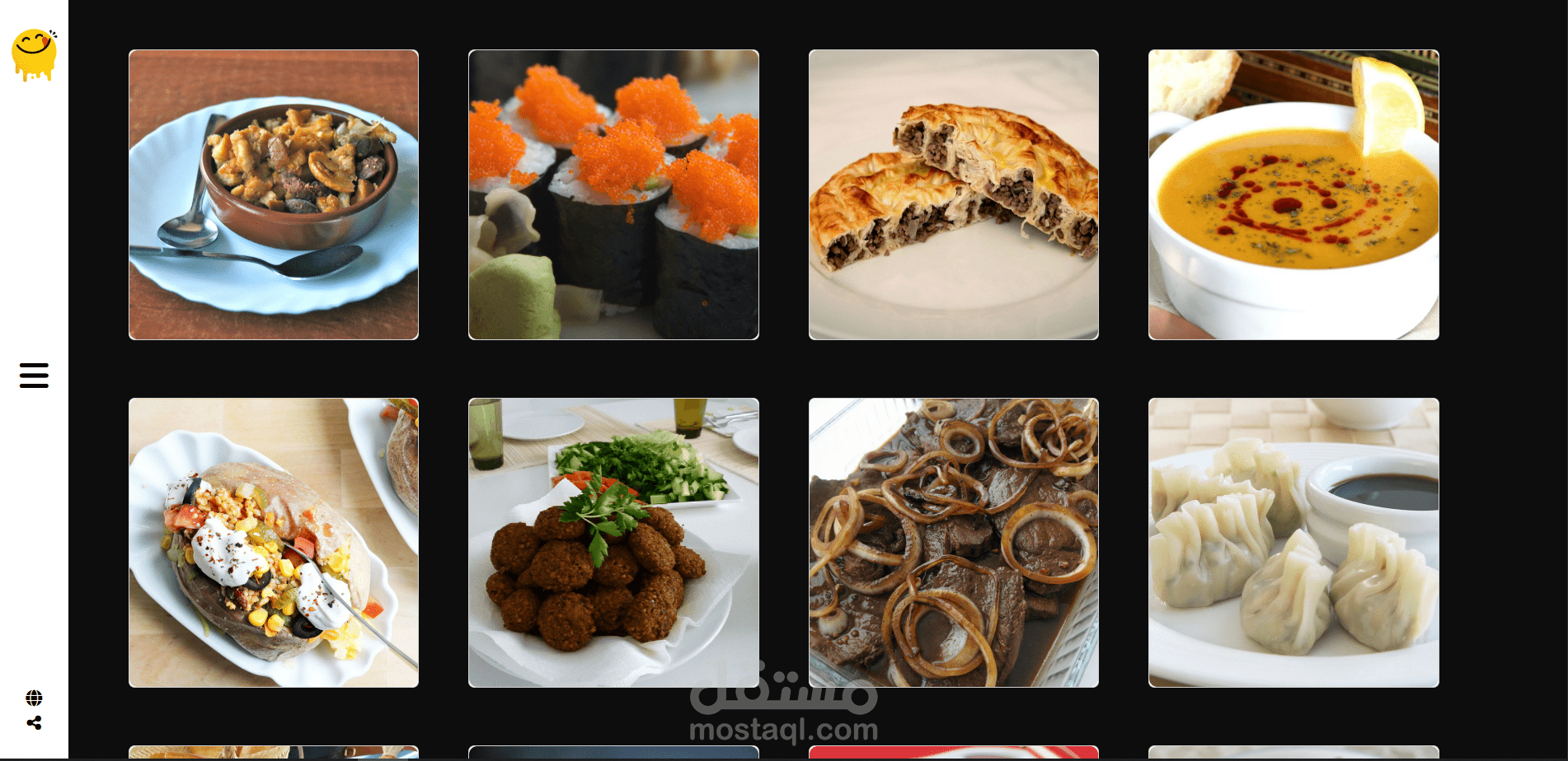 Food Recipes Website Development تطوير موقع وصفات الطعام