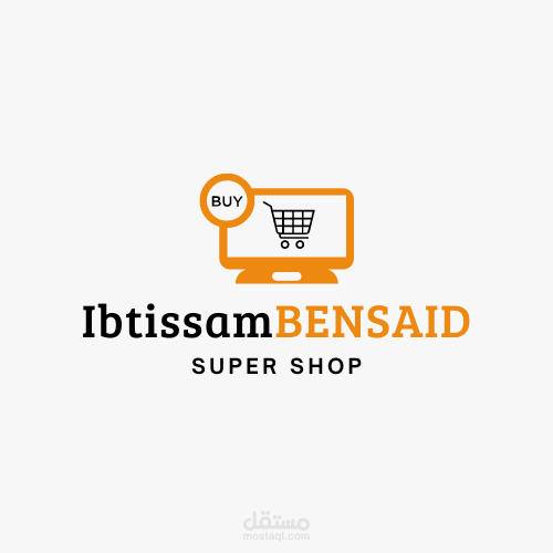 شعار تسوق التجارة الإلكترونية Ecommerce Shopping Logo