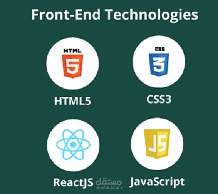 موقع Front End باستخدام ReactJS