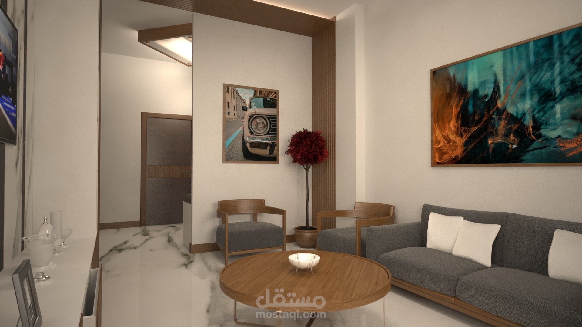 ديكور شقة سكنية