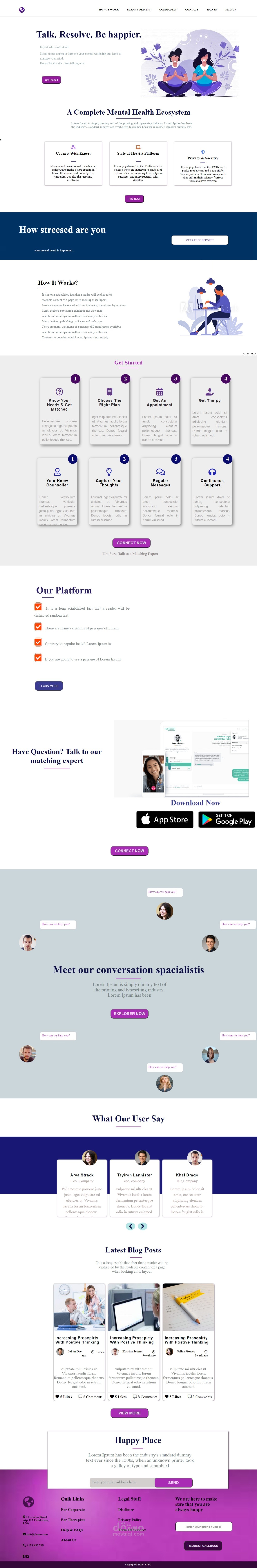 Application page