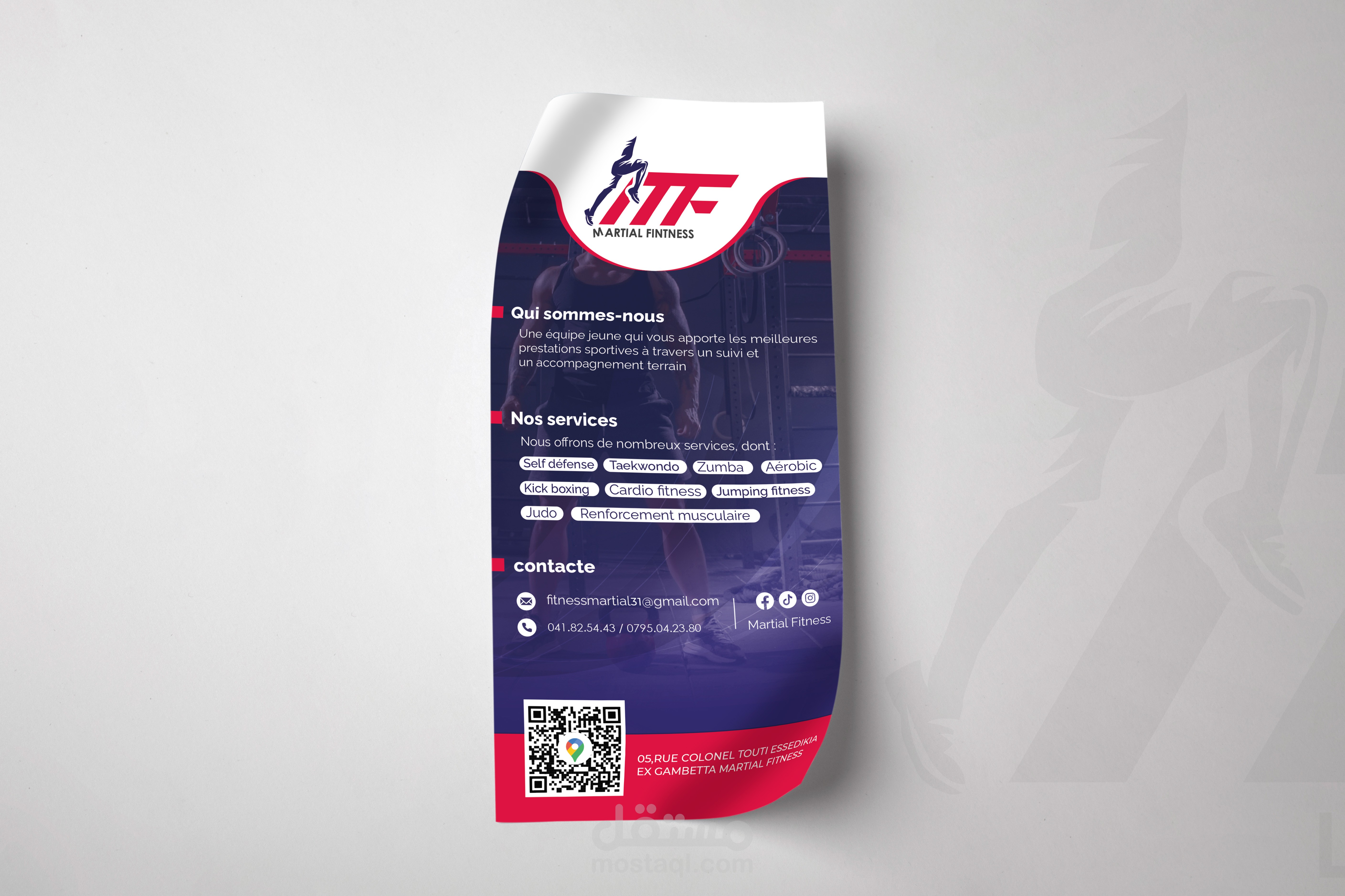 تصميم فلاير احترافي لصالة كمال GYM