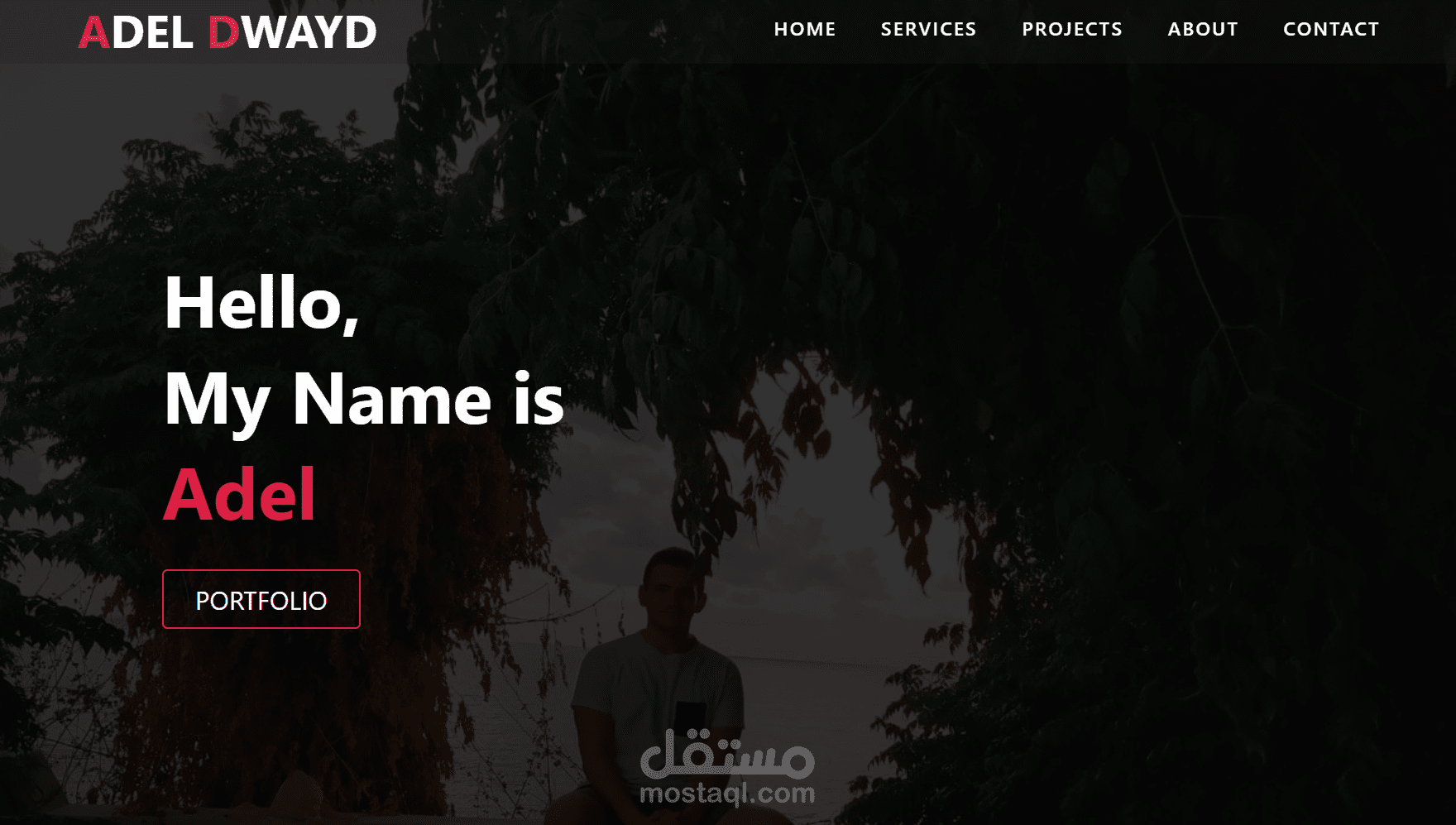 موقعي الشخصي portfolio