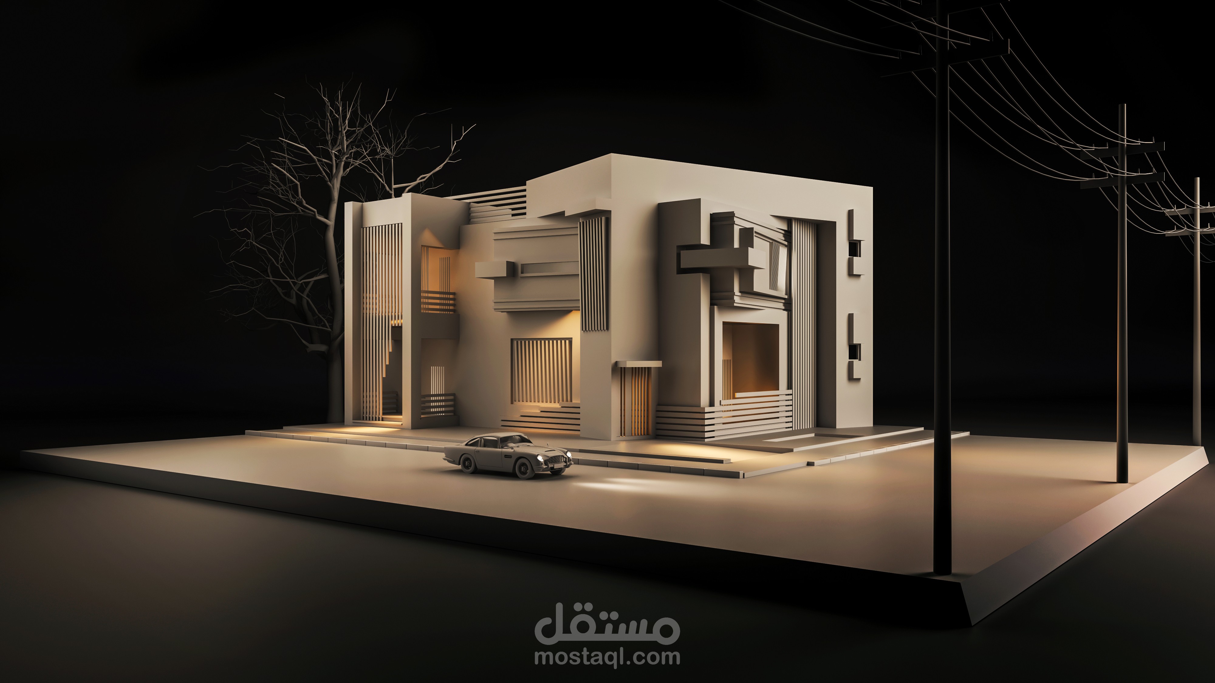 تصميم واجهة ركن