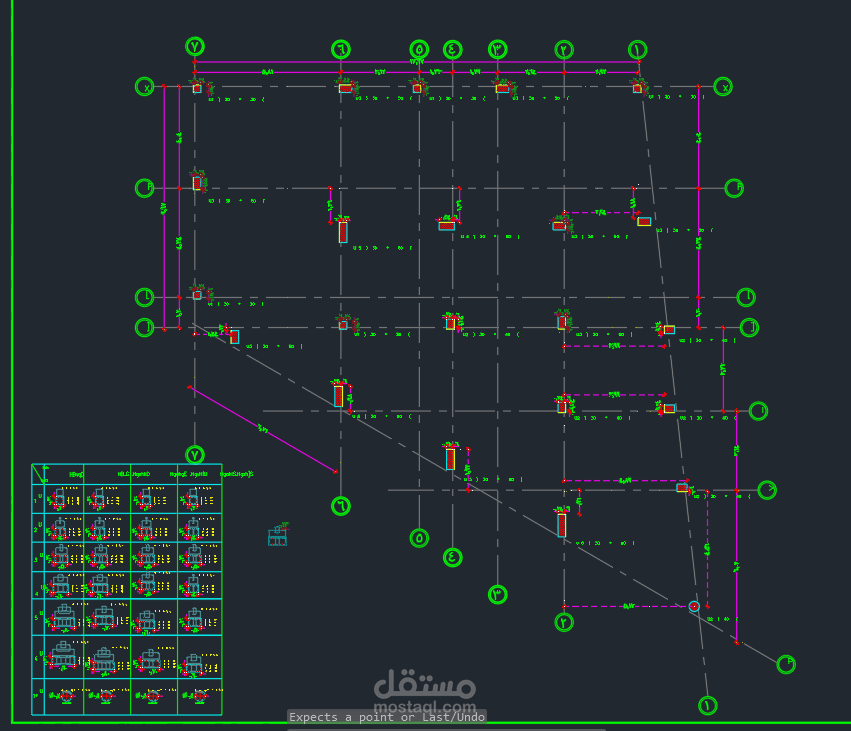 عمارة سكنية علي الاوتوكاد