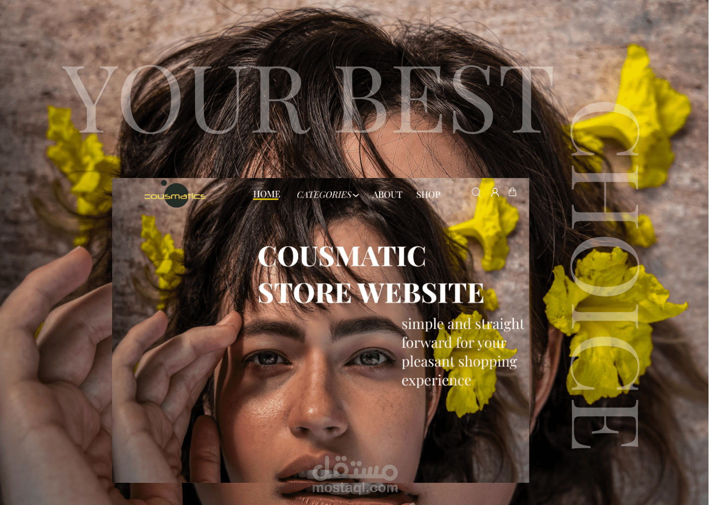 E commerce skincare cousmatic store