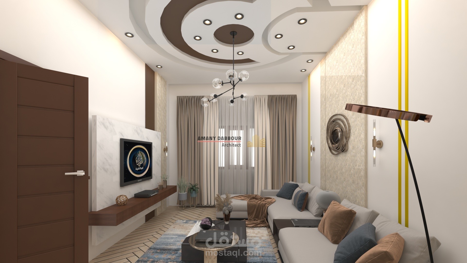 تصميم غرفة معيشة