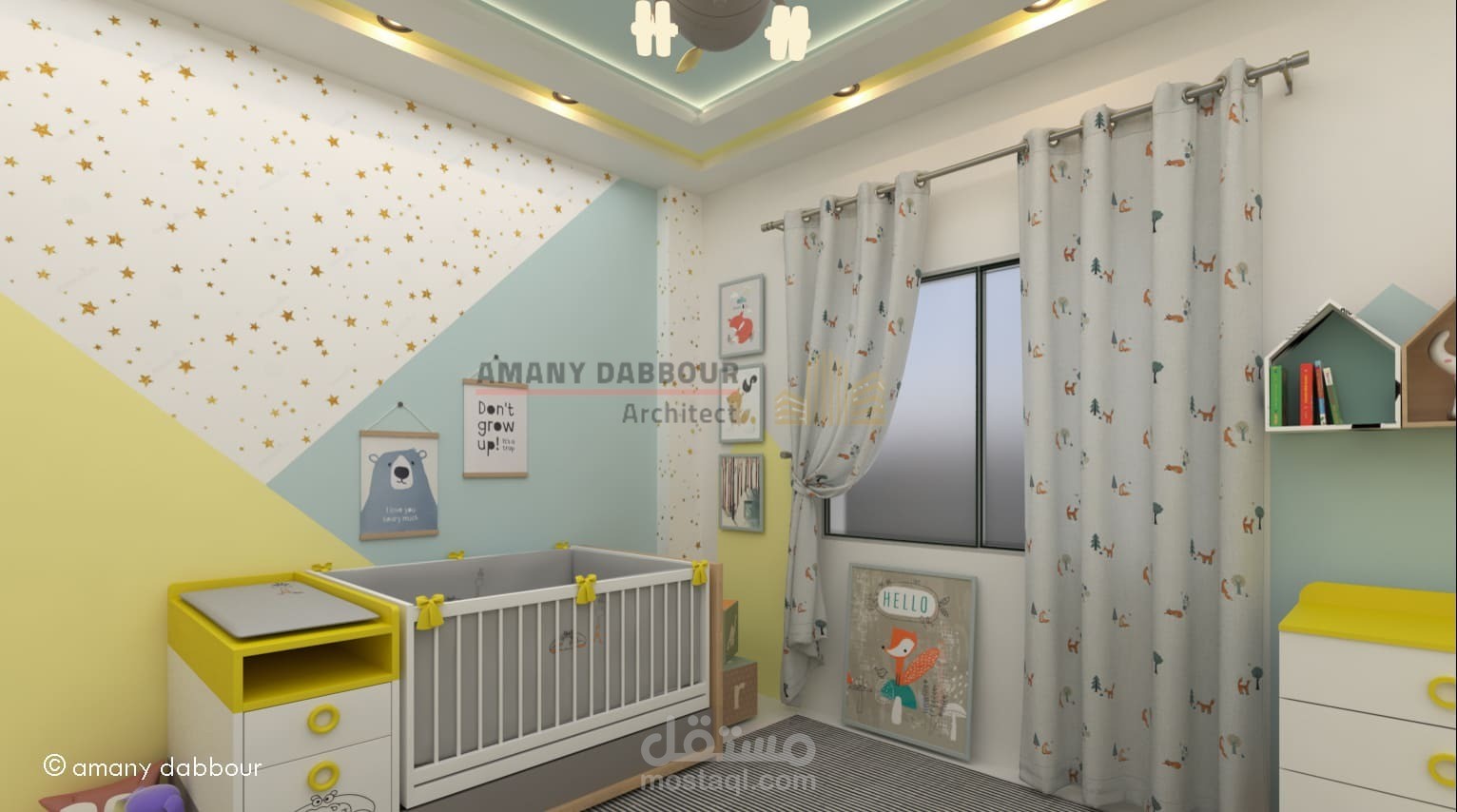 تصميم غرفة نوم اولاد