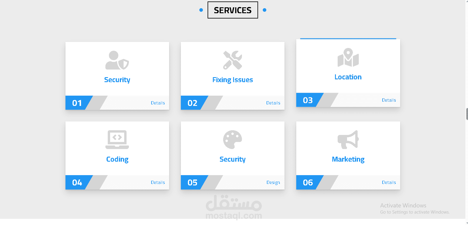 Services Website