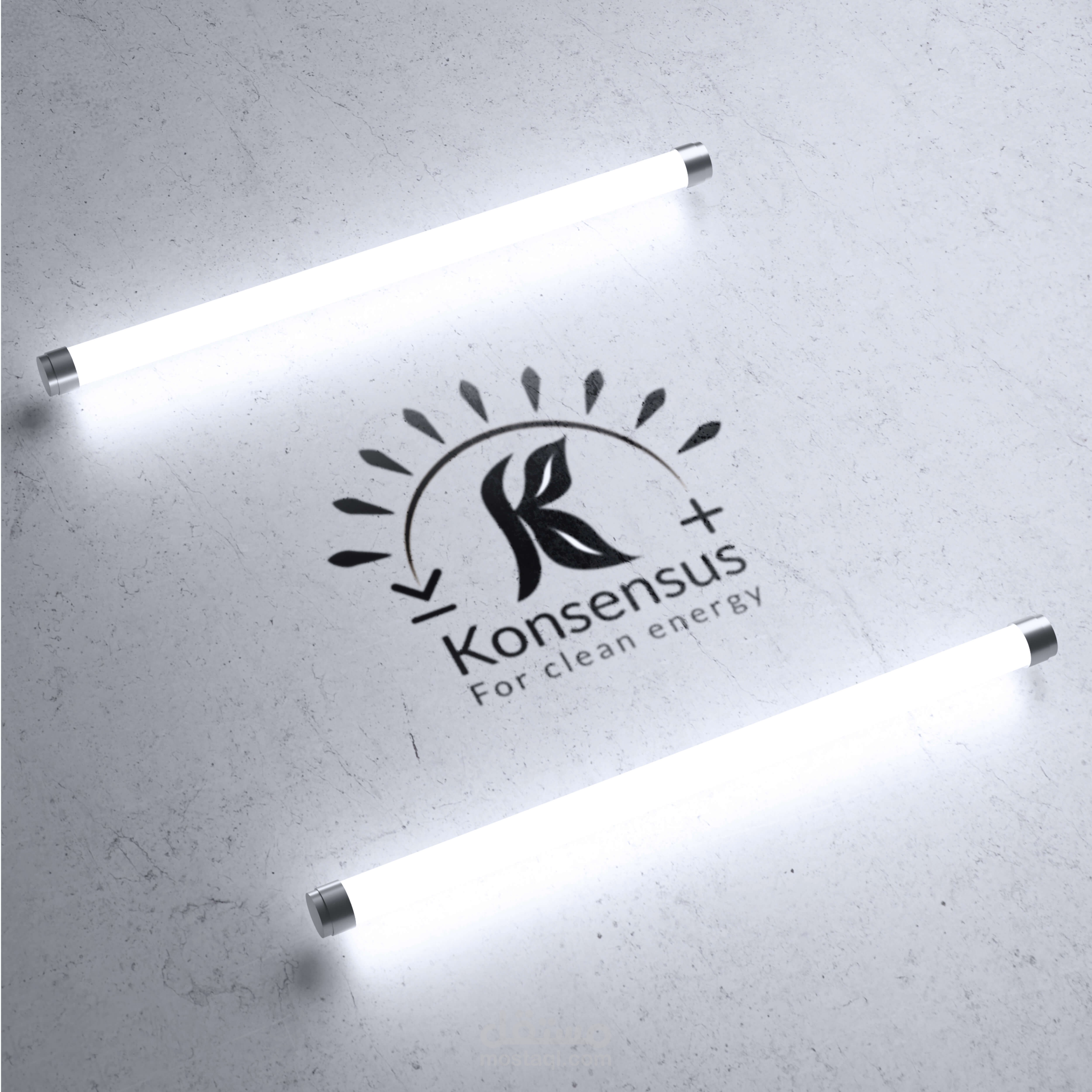تصميم شعار لشركة طاقة شمسية ) Logo design (