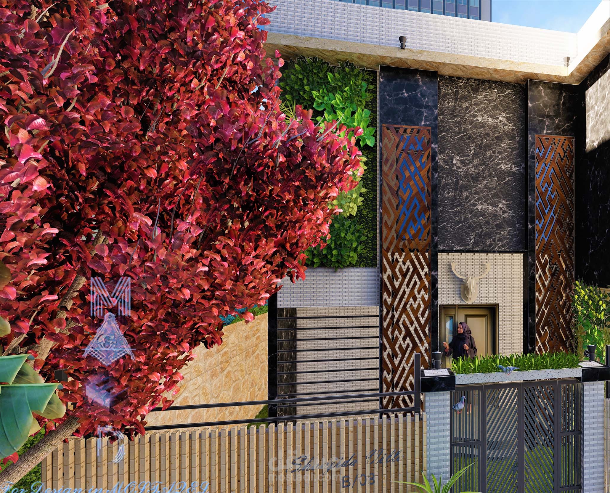 مشروع واجهة لفيلا