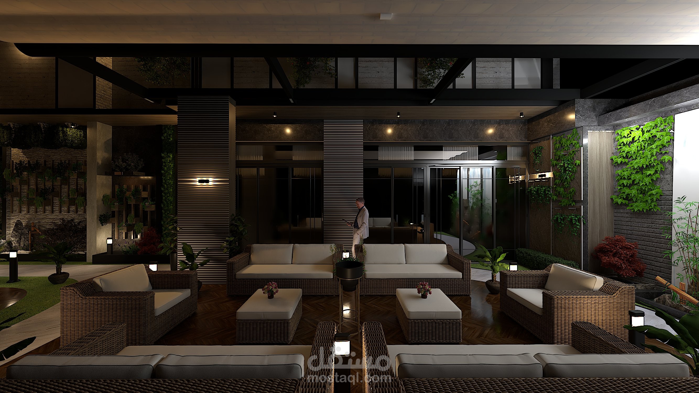 شوت ليلي الشلال بروف بفيلا