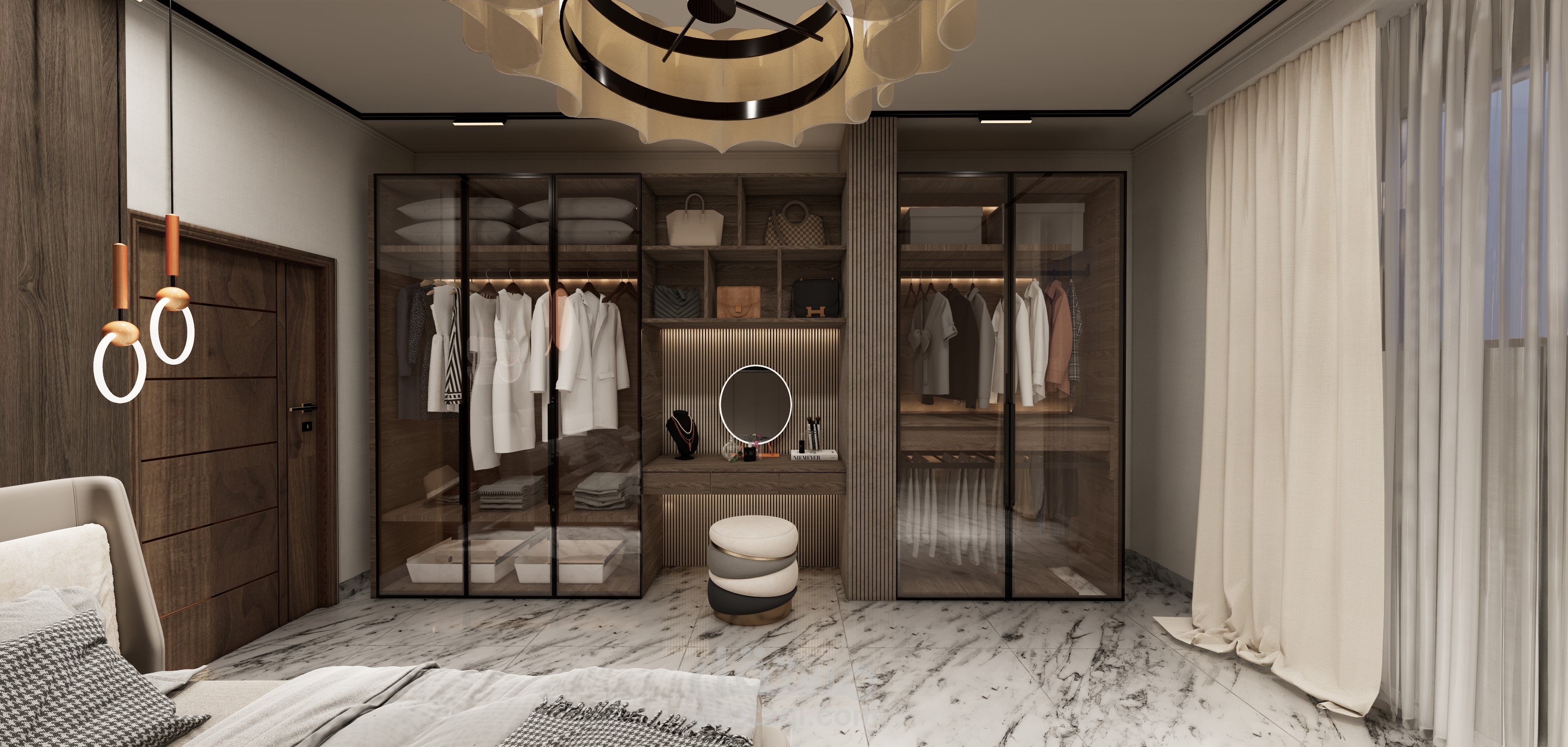 دريسنج في غرفة نوم ماستر