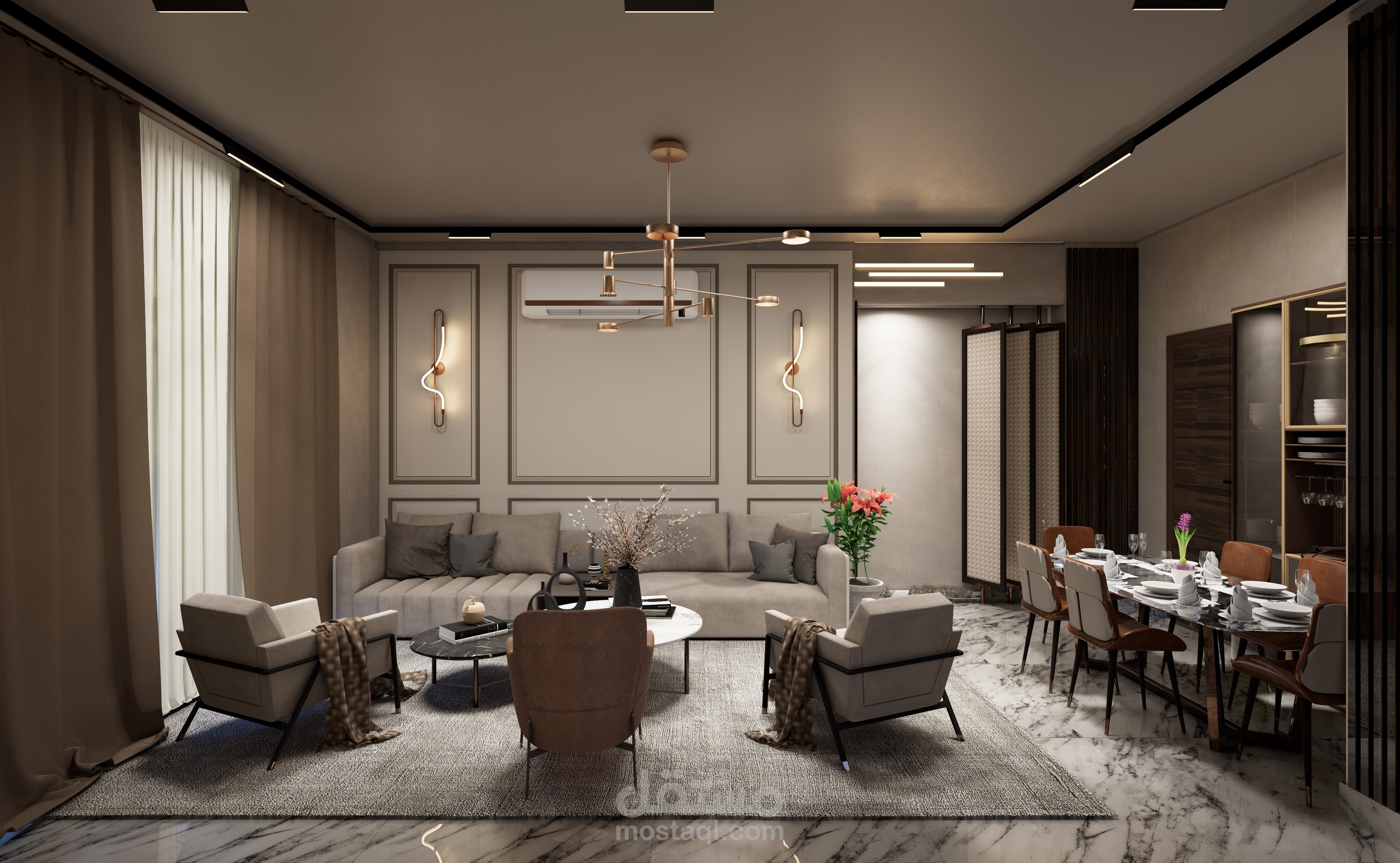 صالون سيمي كلاسيك