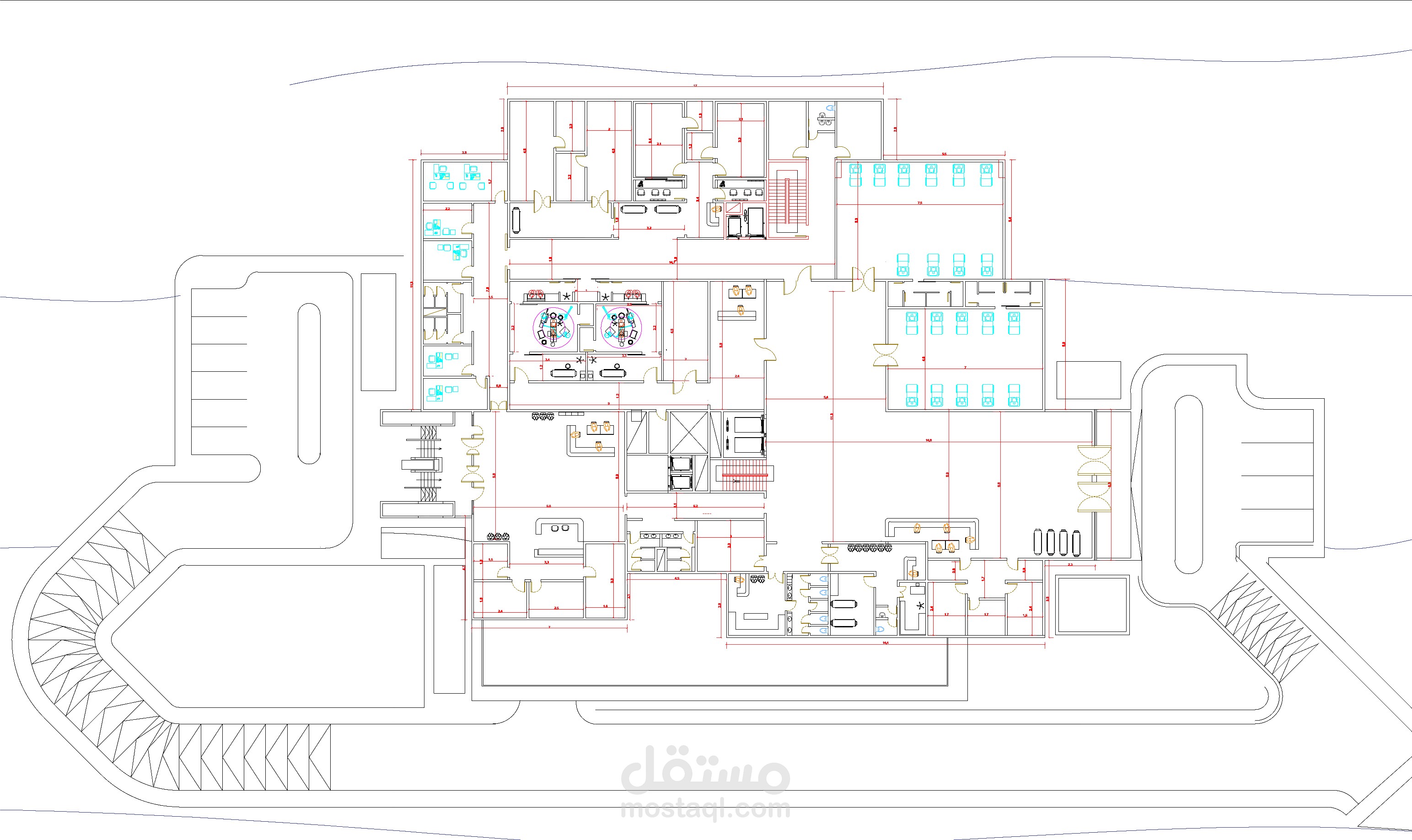 تصميم معماري لمشفى حوادث