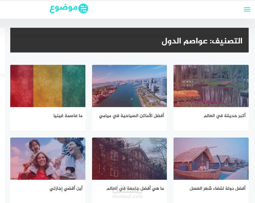 ادخال مقالات على الووردبريس