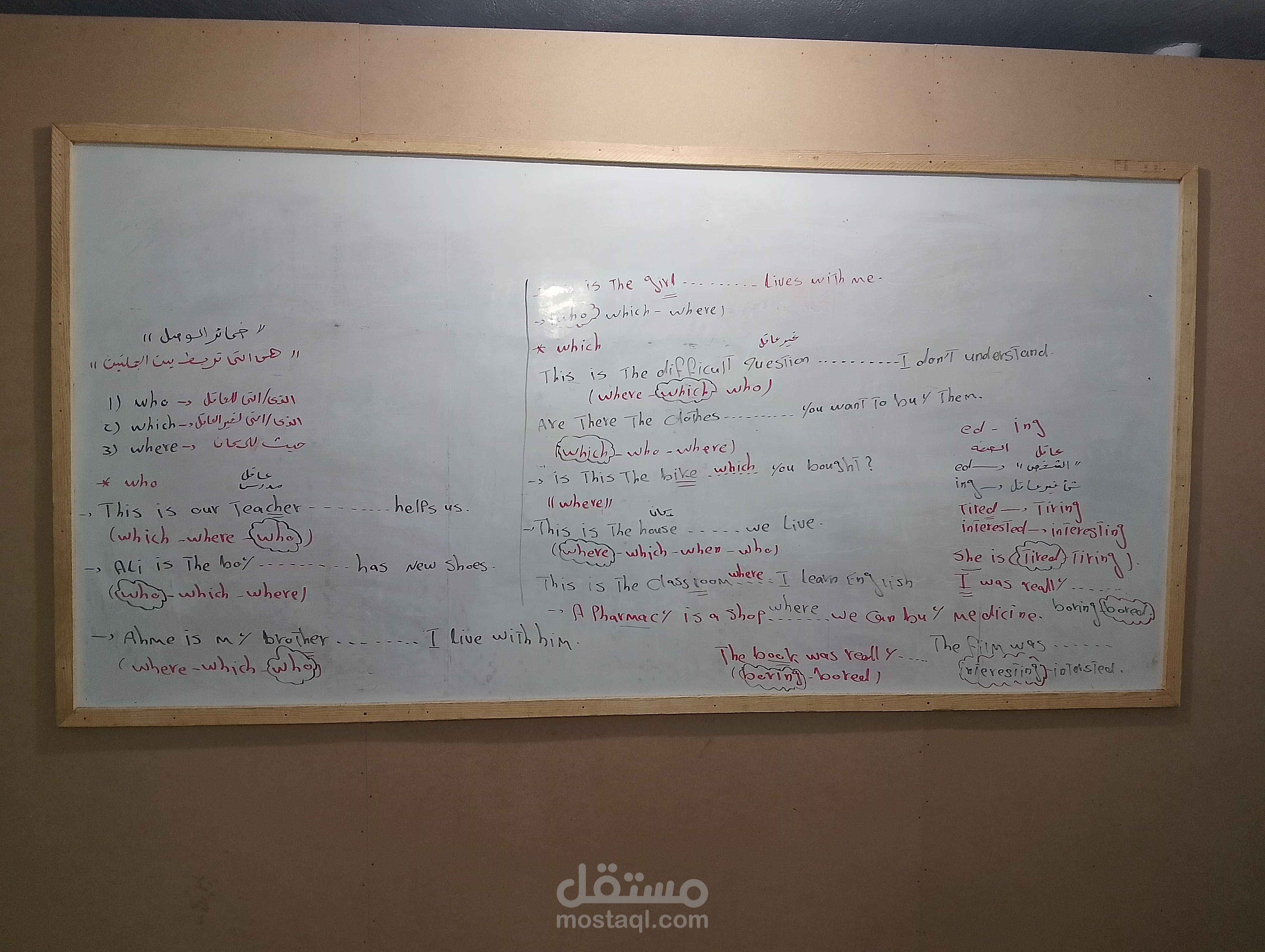 شرح قاعده لغه إنجليزية